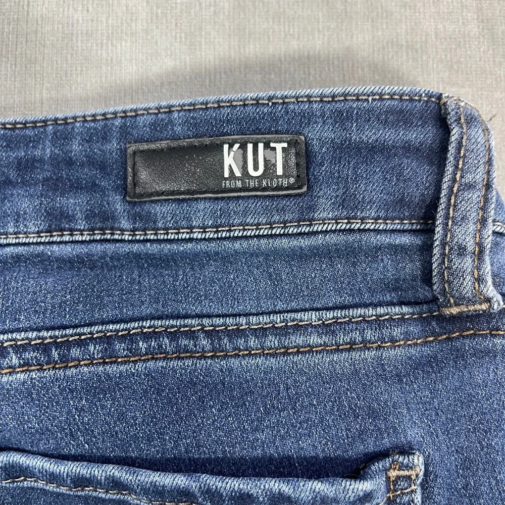 Kut From The‎ Kloth Donna Womens 6 Skinny Jeans Dark Wash Denim Comfort Stretch
